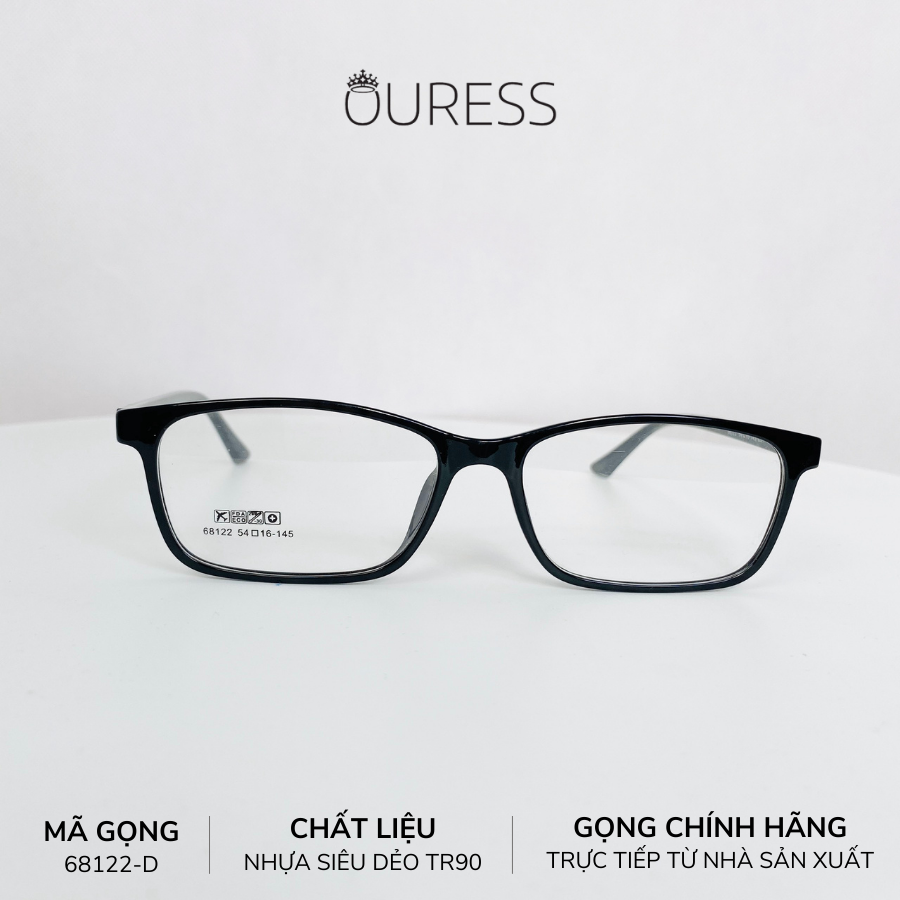 Gọng kính nhựa 68122 thời trang nam nữ siêu nhẹ siêu bền OURESS