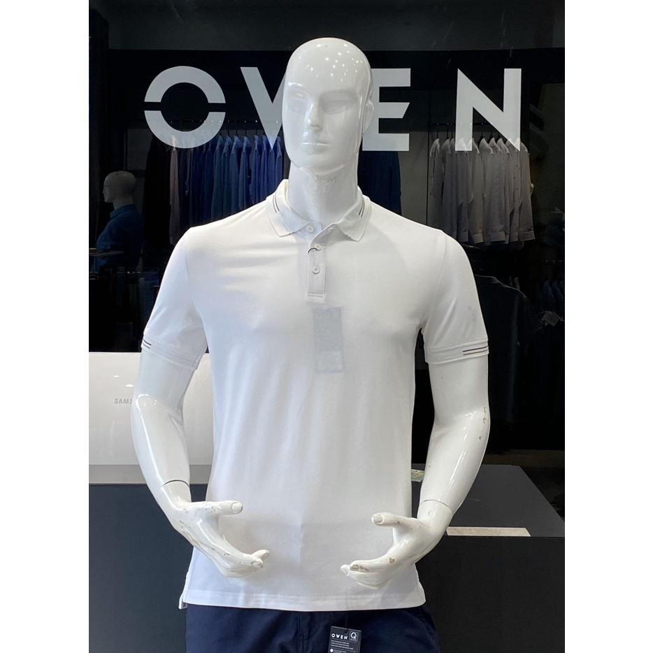 OWEN - Áo polo nam Owen màu trắng 220345 - Áo thun ngắn tay có cổ nam