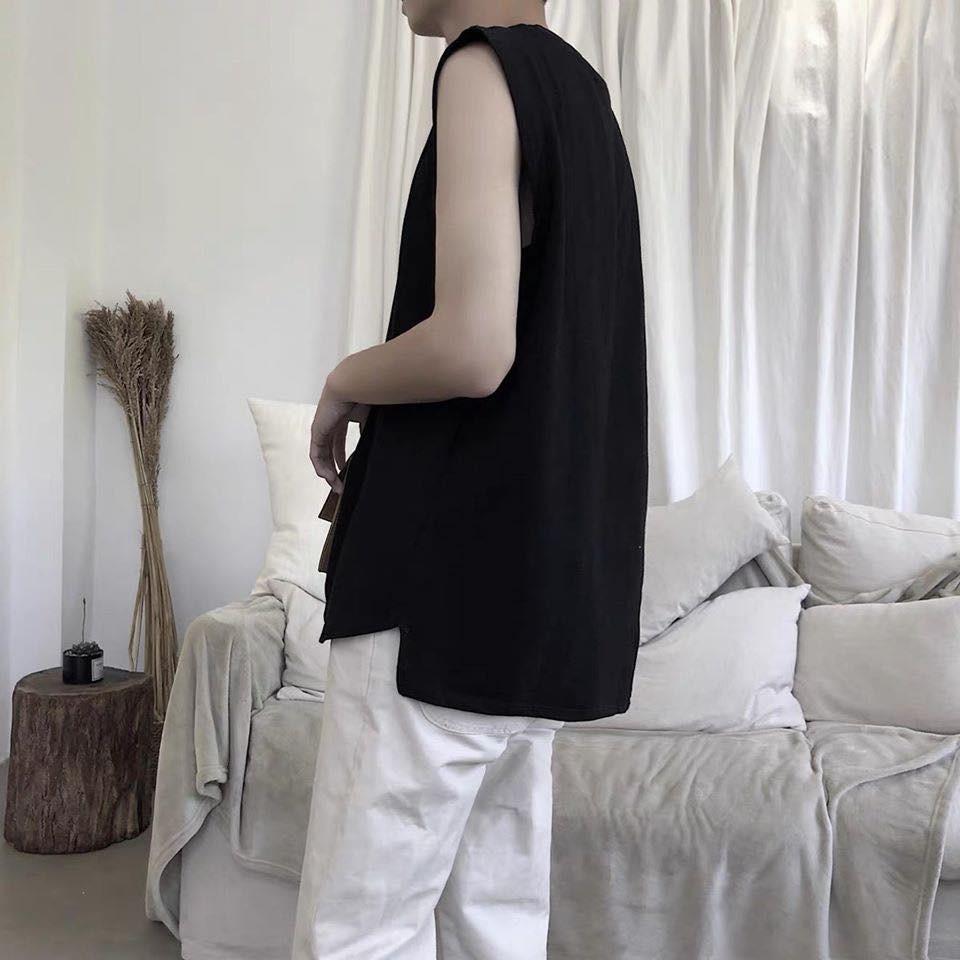 Áo tanktop xẻ tà Jack Lane, áo tanktop nam nữ unisex