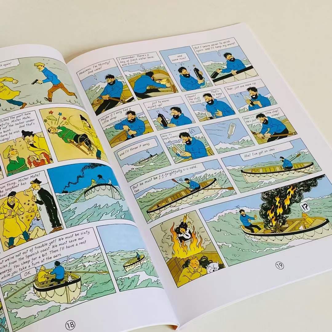 Tintin bộ 23q nhập màu box set