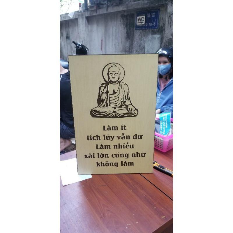 Tranh Gỗ Phật Dạy Treo Trang Trí