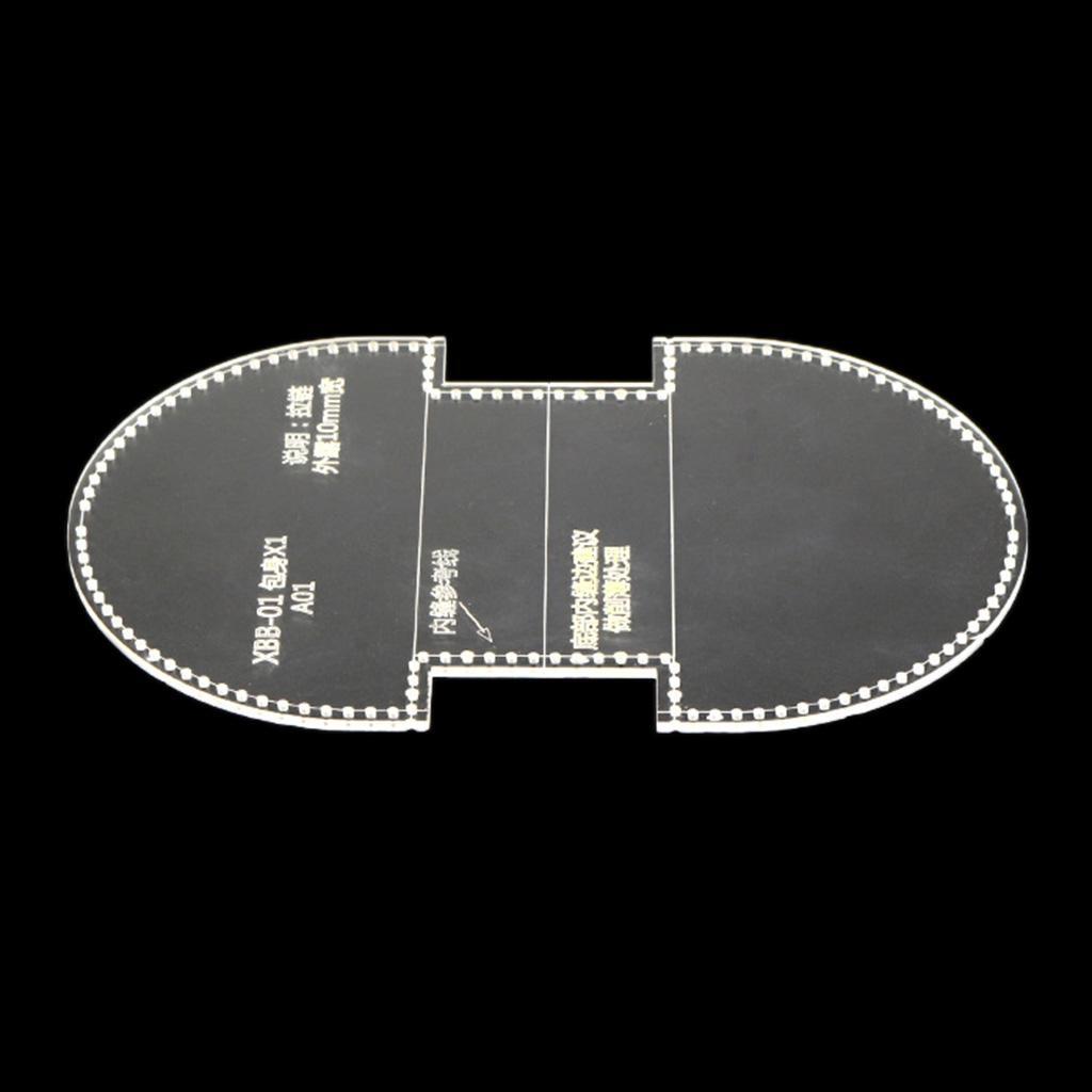 Wallet Template Acrylic Purse Model Stencil Template Leather Handicraft
