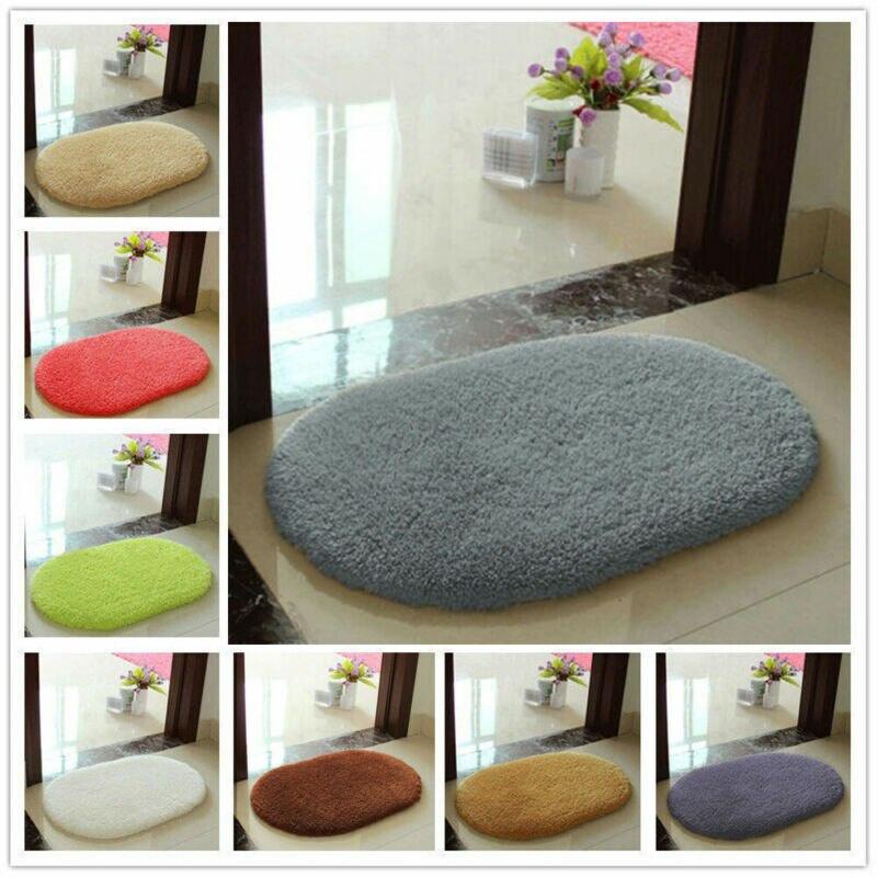1PC Absorbent Soft Bathroom Bedroom Floor Non-slip Mat Memory Foam Bath Shower Rug E