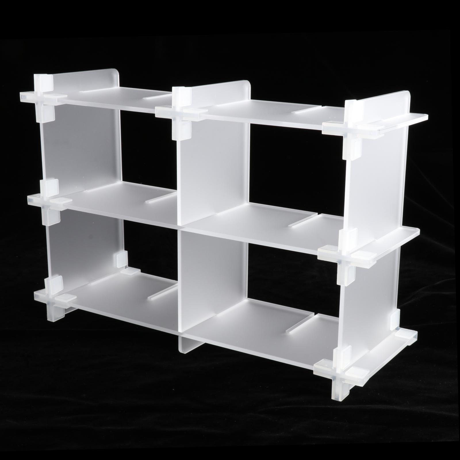 Acrylic Storage Rack Standing Shelf Bathroom Kitchen Storage Organization Matte