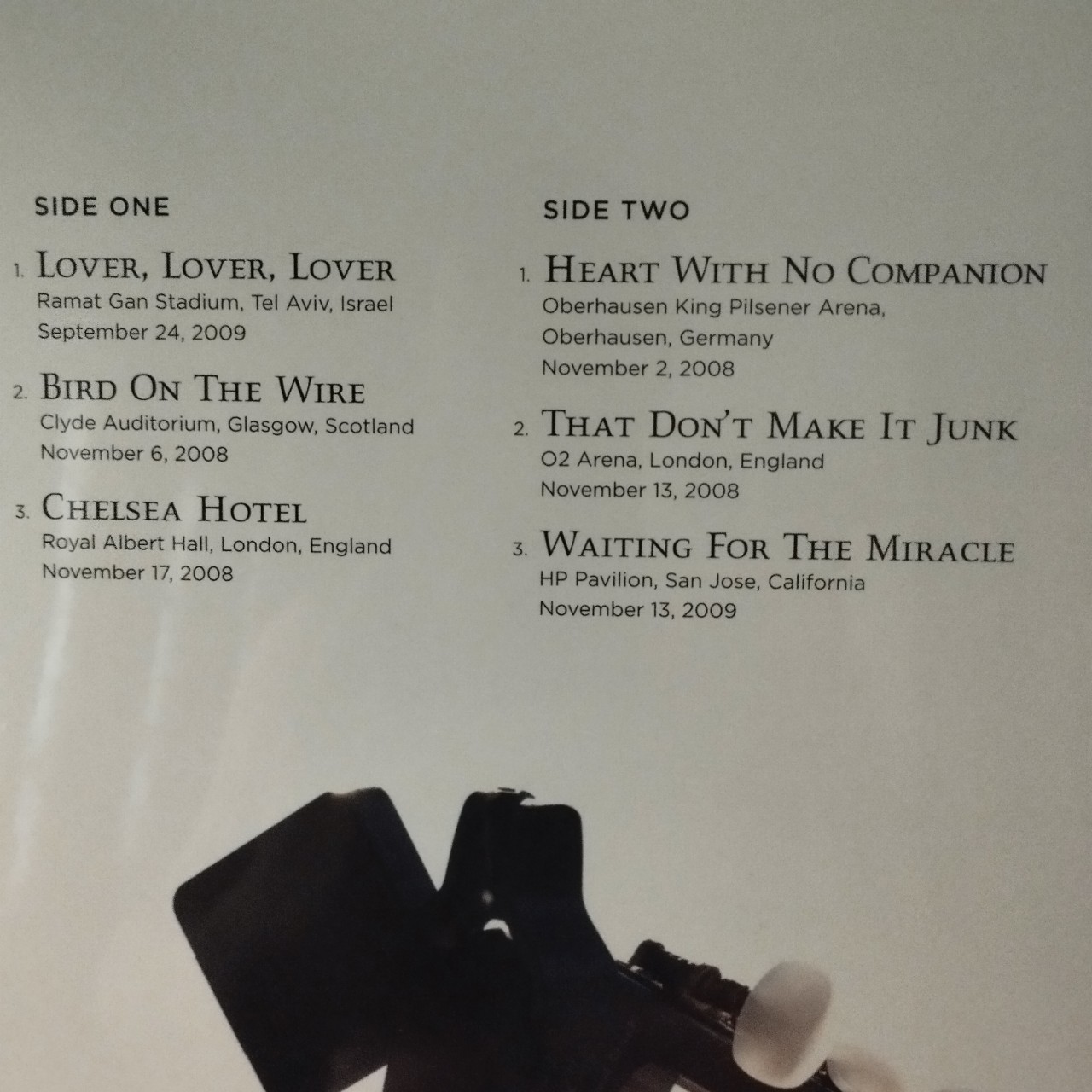 Đĩa than - LP - Songs from the road – Leonard Cohen - New vinyl record