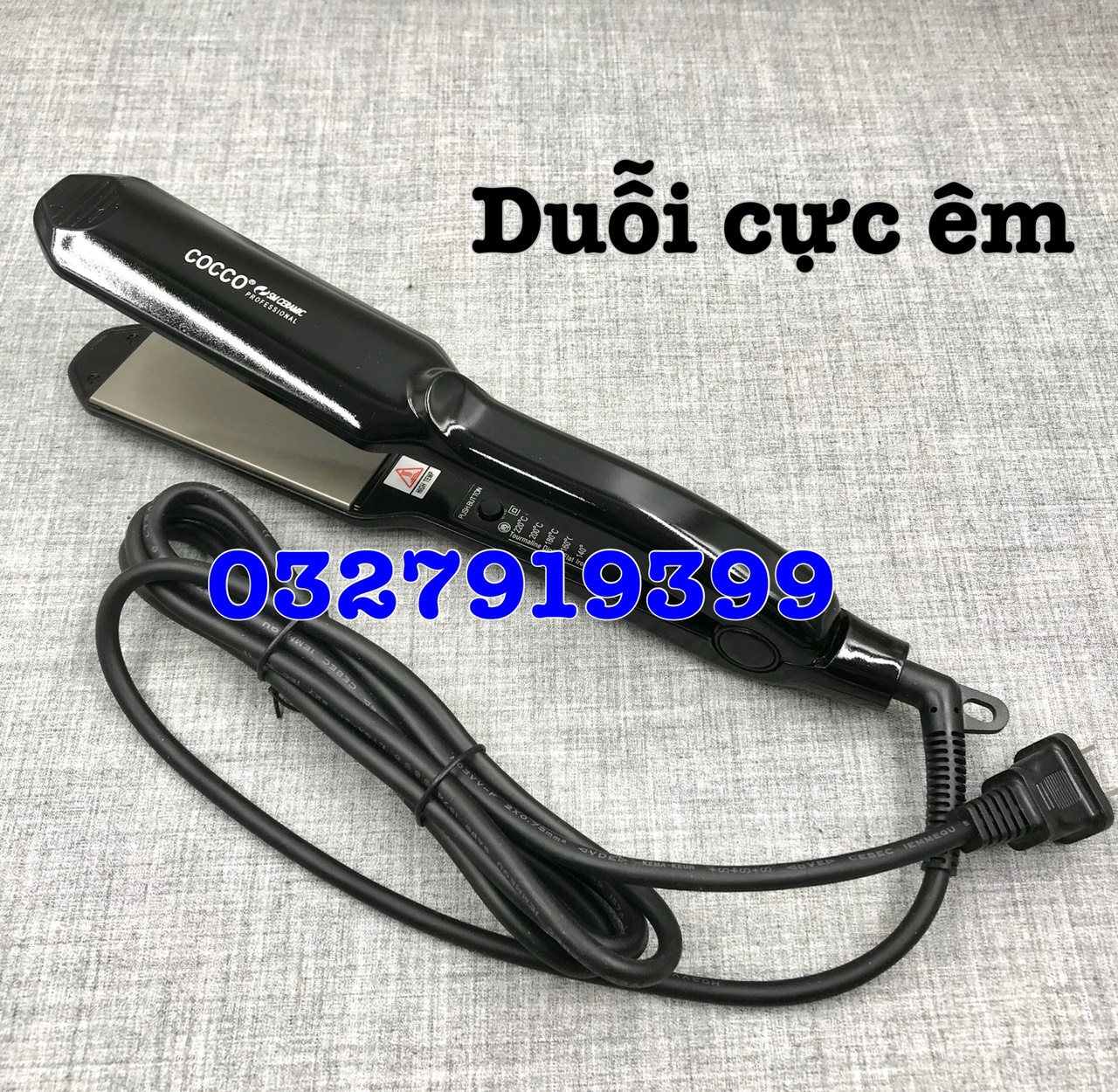 Máy duỗi tóc cao cấp COCCO bản 4cm