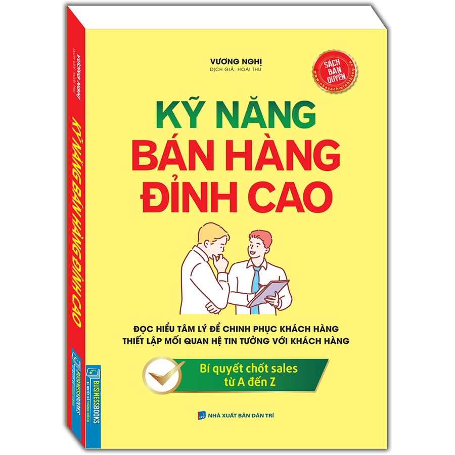 Businessbooks - Kỹ Năng Bán Hàng Đỉnh Cao