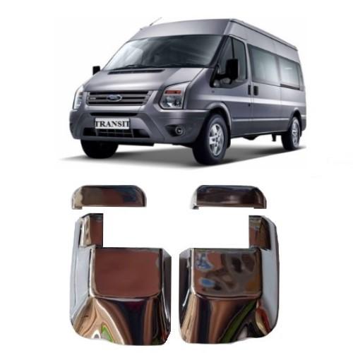 ỐP TRANG TRÍ NẮP BẢN LỀ MẠ CROM DÀNH CHO XE FORD TRANSIT 2014-2018