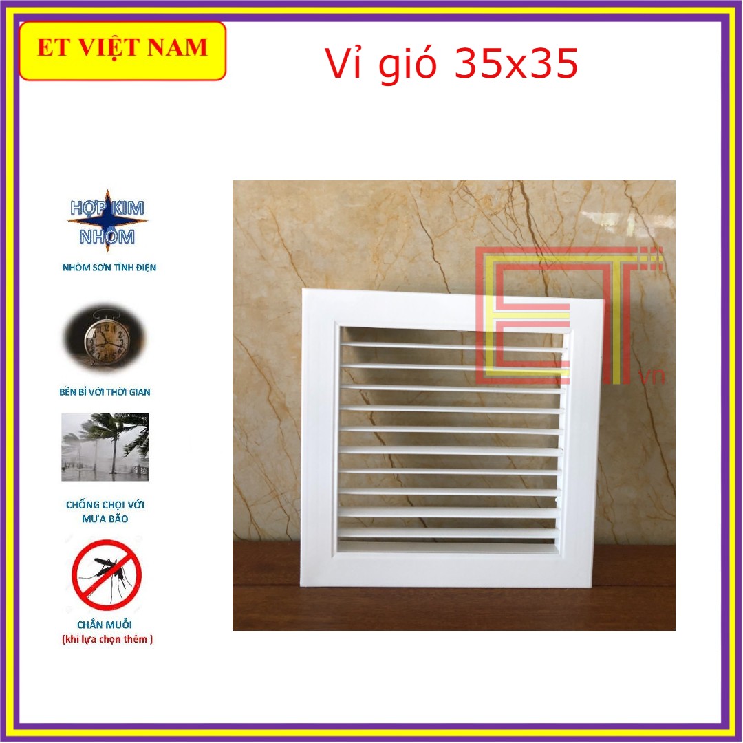 Tấm thông gió, tấm thông khí, che ô thoáng, vỉ gió, cửa gió TTN-350