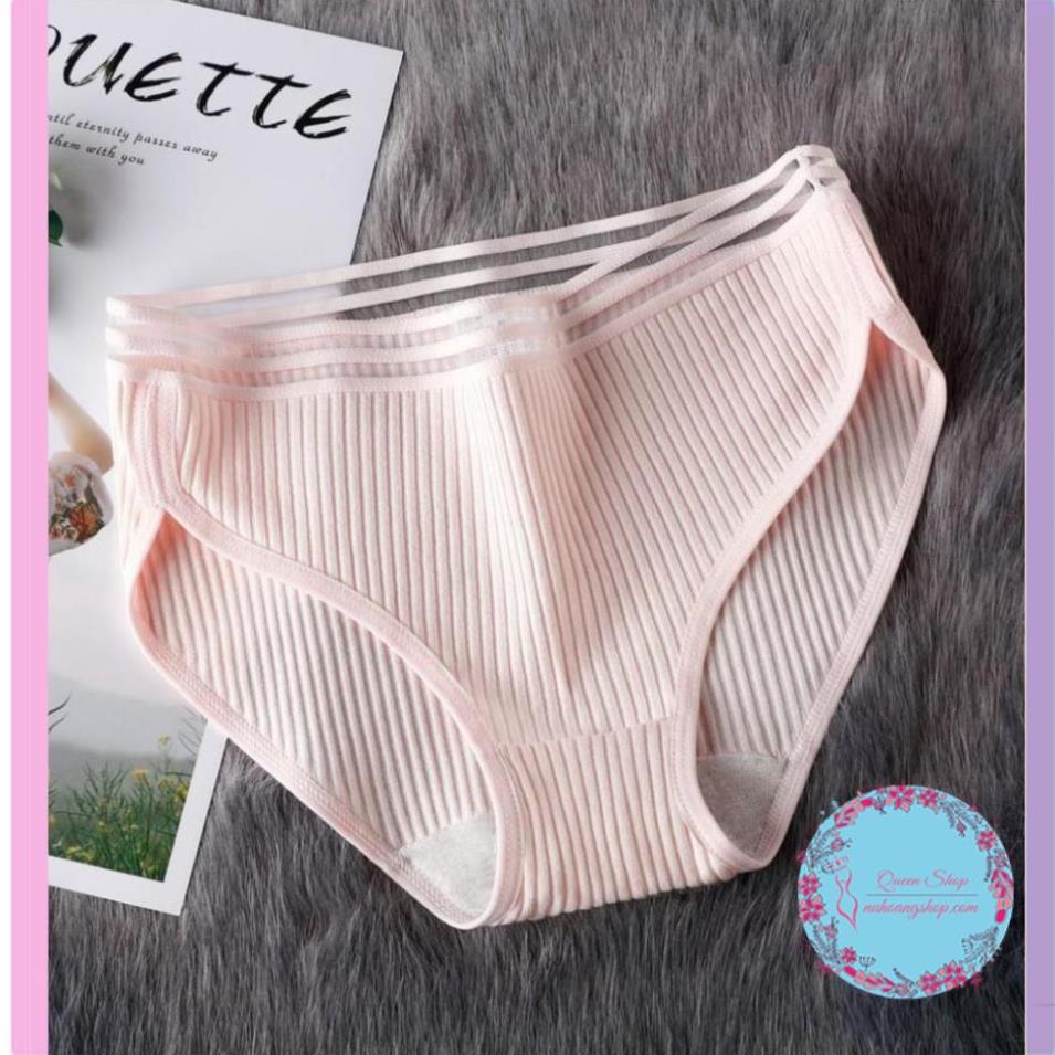 Quần lót cotton sợi tăm tre cao cấp thông hơi cực đẹp, quần lót nữ - đồ lót nữ đẹp DL106