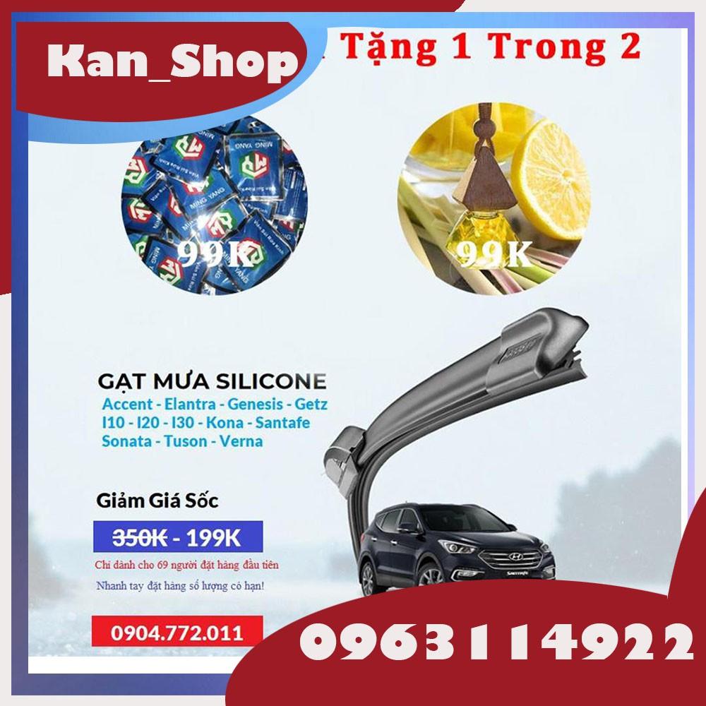 Gạt Mưa Silicone Cho Xe HYUNDAI: I10, I20, I30, SANTAFE, SONATA, TUCSON