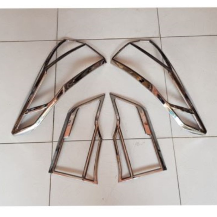 BỘ VIỀN ĐÈN SAU MẠ CROM DÀNH CHO XE HONDA CITY 2018-2019