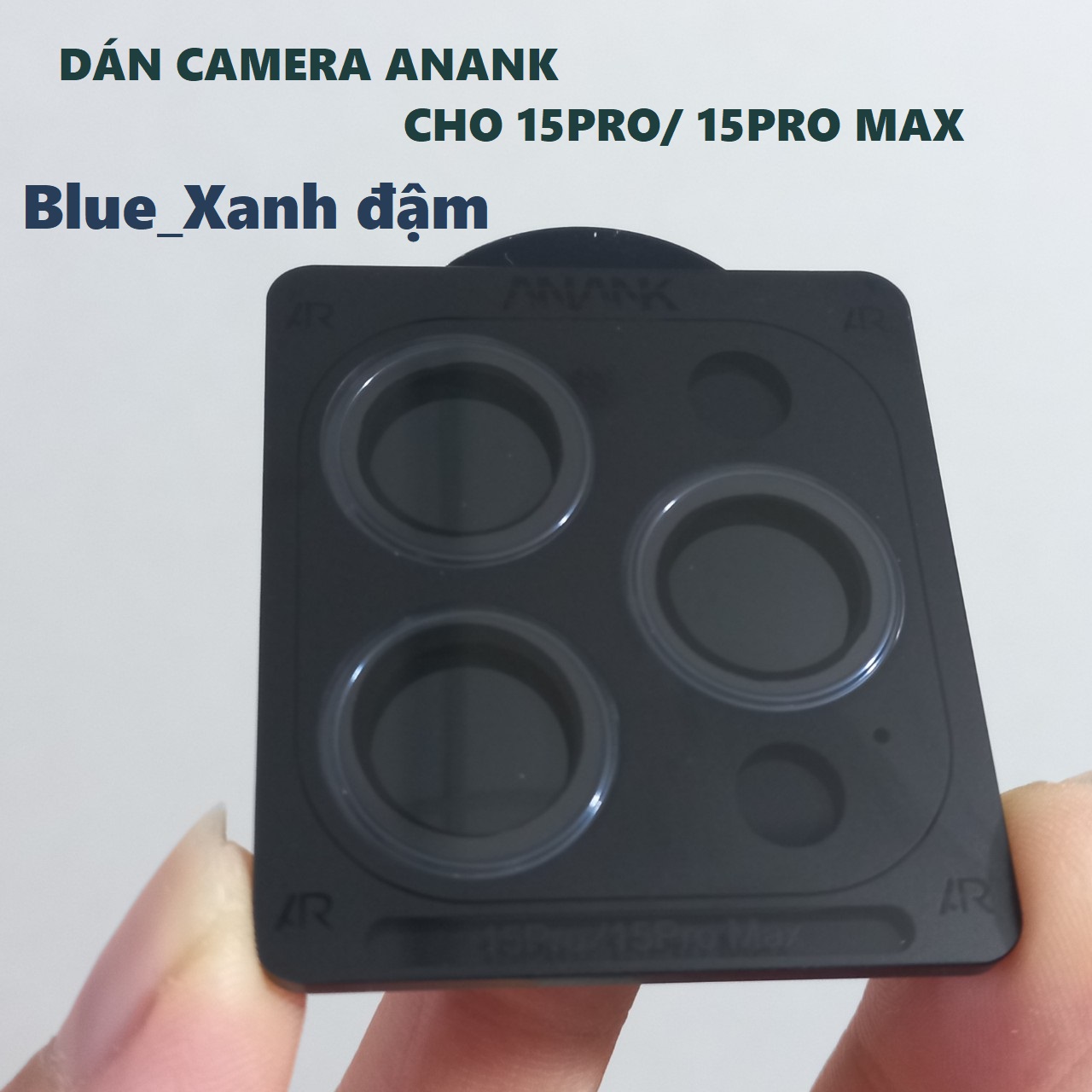 Mắt dán bảo vệ camera cao cấp ANANK AR cho iP 15 pro / 15Pro Max _ hàng chính hãng