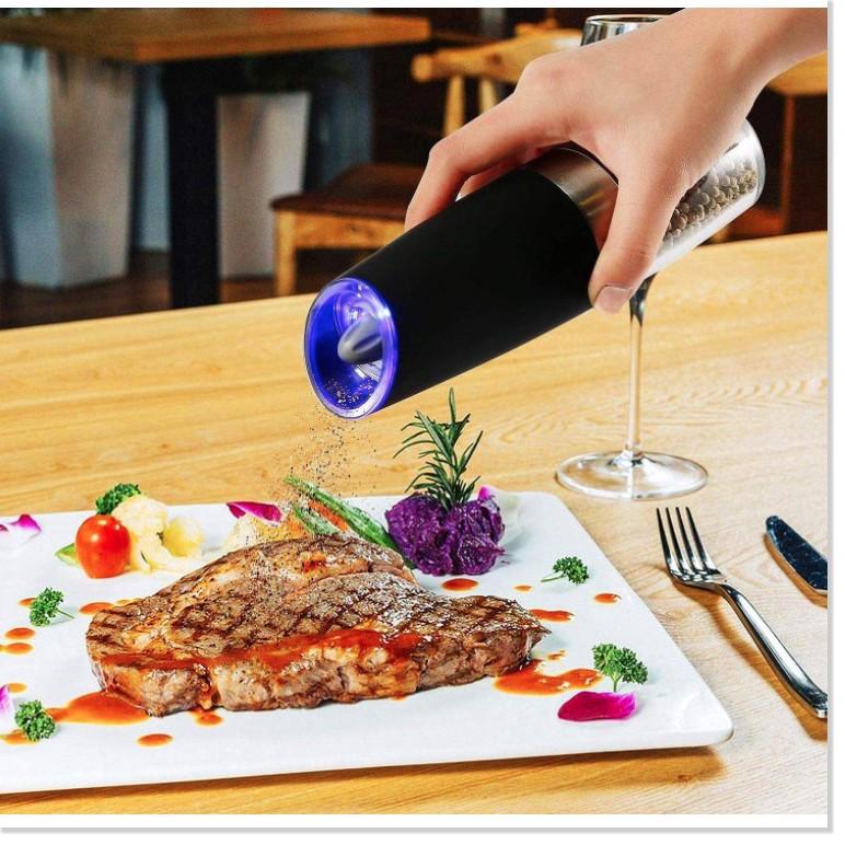 Máy xay tiêu cầm tay pin điện Salt&Pepper Vô Trọng - Gia Dụng SG