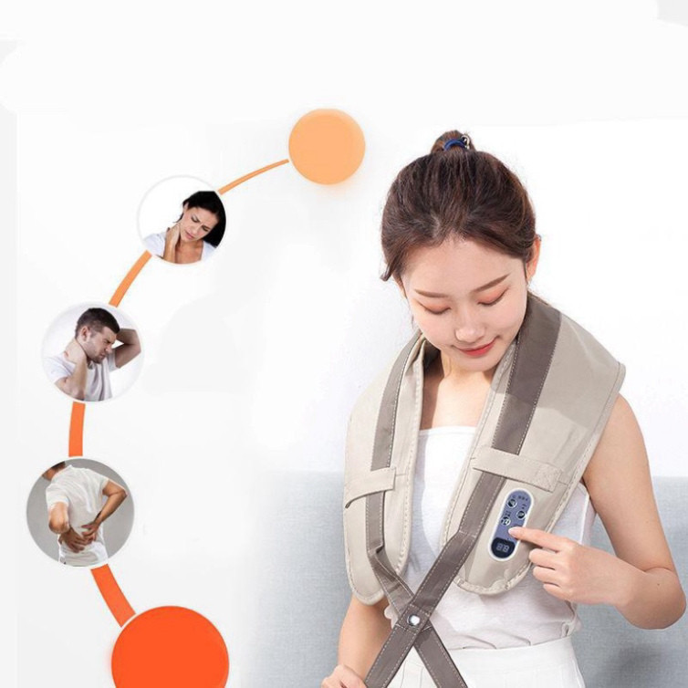 ￼CHÍNH HÃNG-BH 5 NĂM  Gối massage hồng ngoại chính hãng Ayosun Hàn Quốc