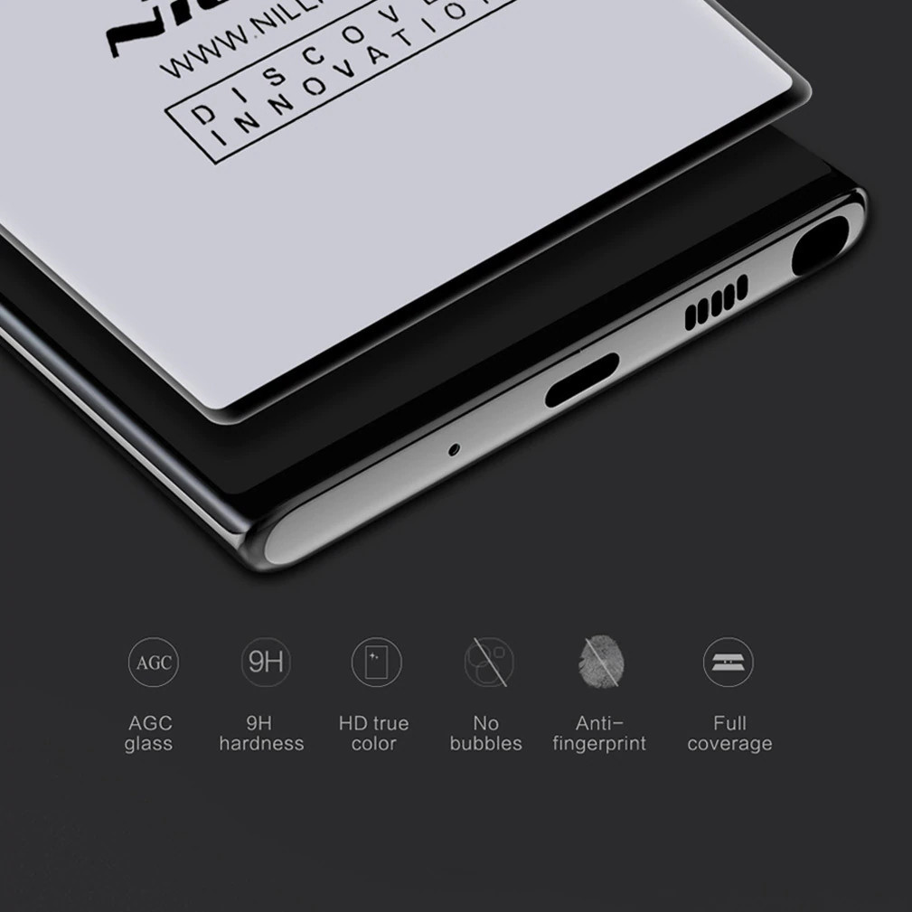 Miếng dán cường lực 3D full màn hình cho Samsung Galaxy Note 10 / Note 10 5G hiệu Nillkin CP + Max ( Mỏng 0.23mm, Kính ACC Japan, Chống Lóa, Hạn Chế Vân Tay) - Hàng chính hãng