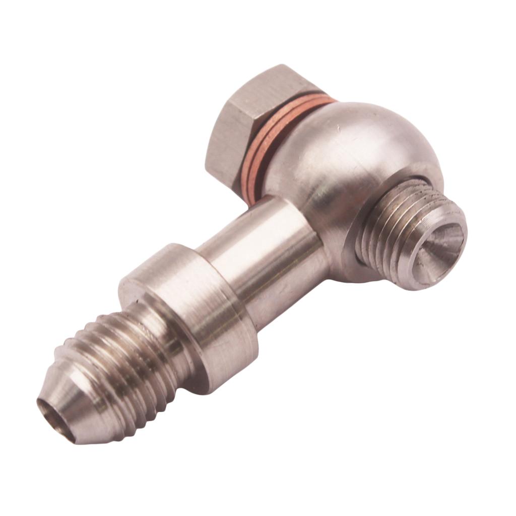 2Set Oil Feed line / Hose adapter Fitting Male M10 Male