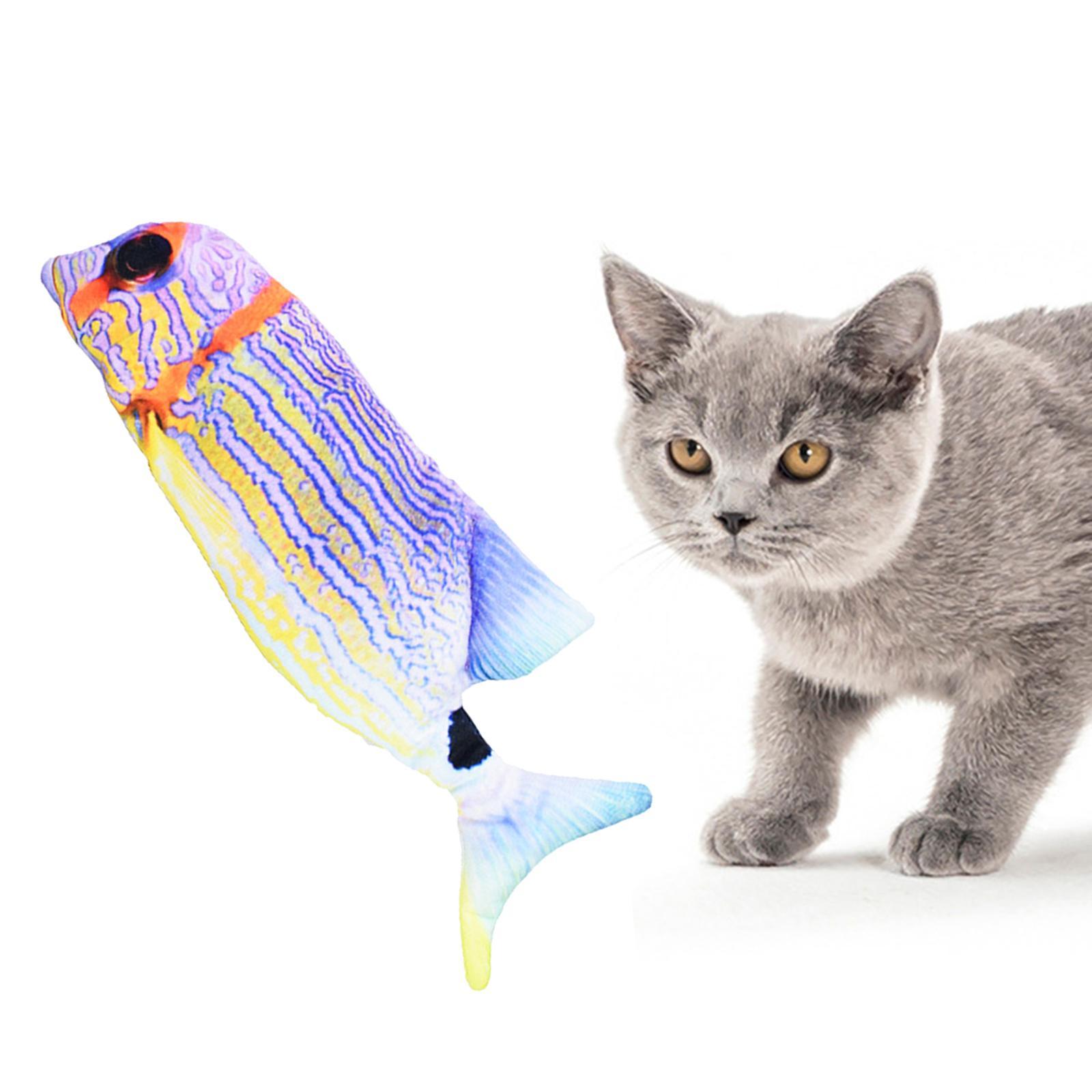 Moving Fish Toys Realistic Plush Electric Wagging Toy