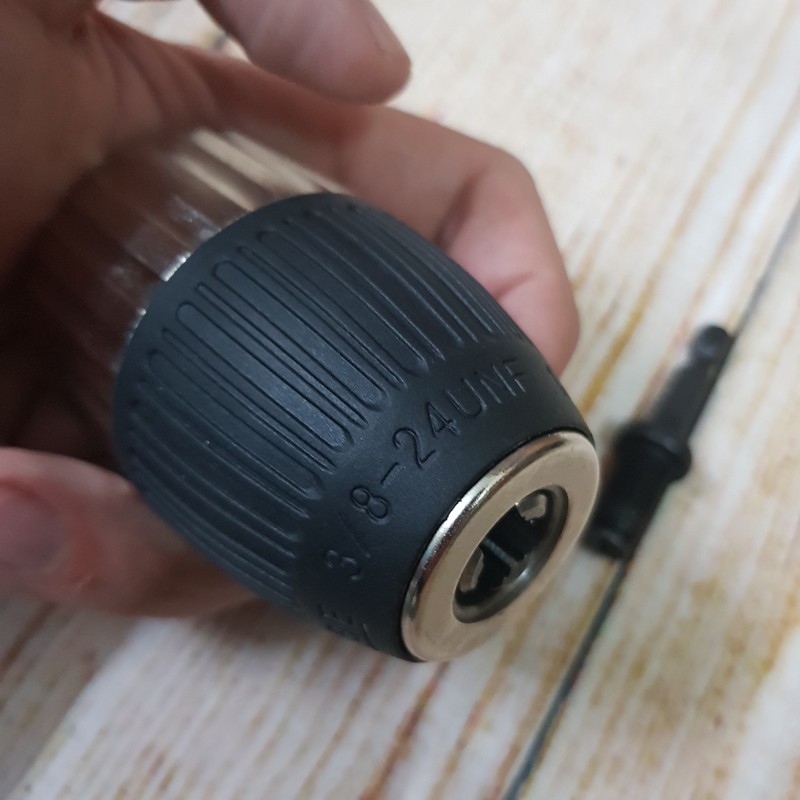 Bộ chuyển đổi đầu kẹp mũi khoan 1.5 - 13mm cho khoan chuôi lục giác 6.35mm