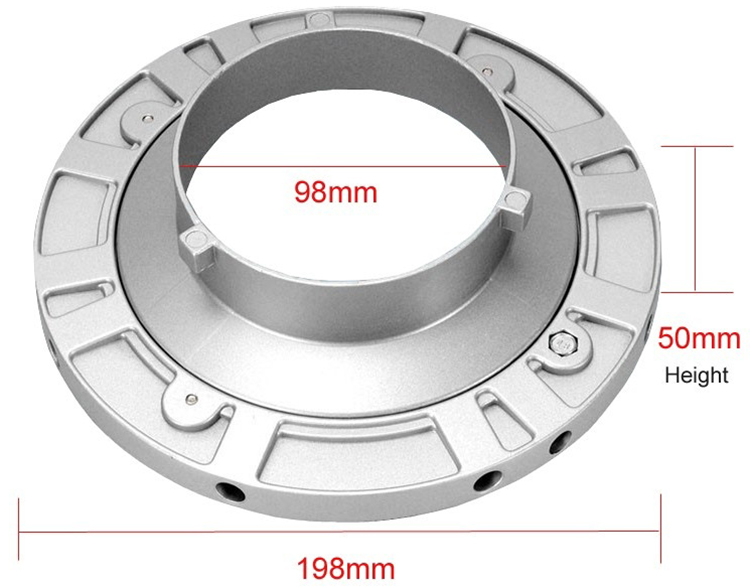 Softbox Bát Giác Godox Vesco Grid (120cm) - Bowen Mount Alu Ring - Hàng Nhập Khẩu