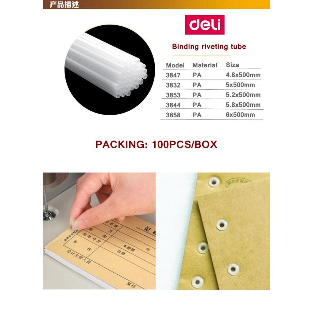 Suốt nhựa cho máy khoan và đóng chứng từ Deli 3847