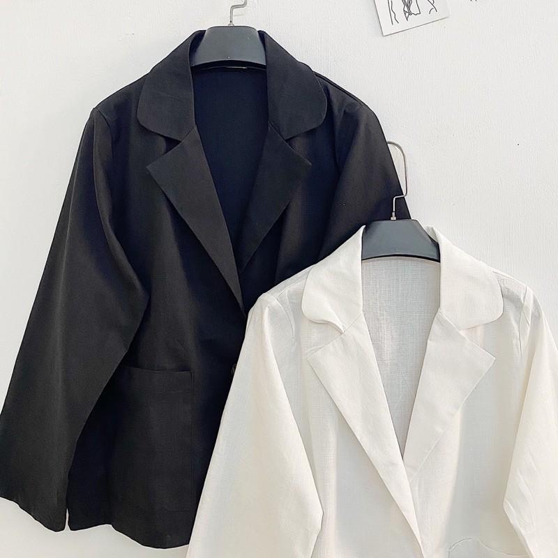 áo blazer 2 màu kèm ảnh thật