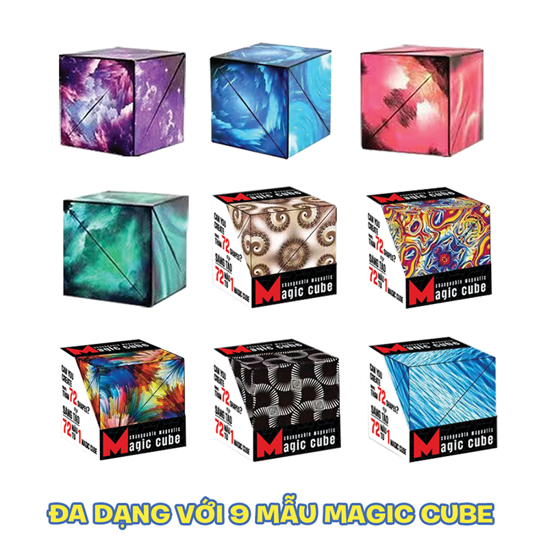 Đồ Chơi MAGIC CUBE Khối Lập Phương Ma Thuật Màu Xanh Lá MC01/GRE