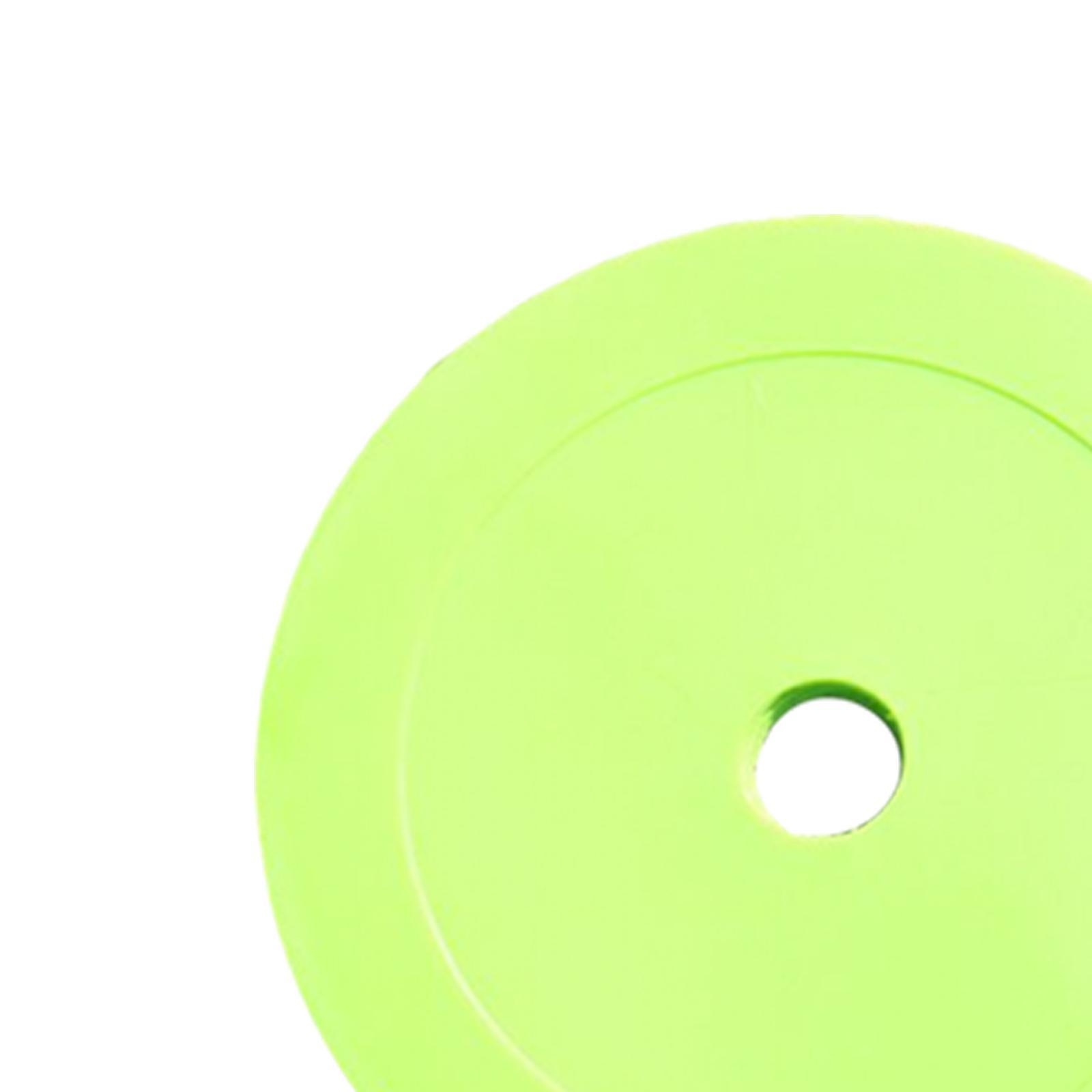 10Pcs Flat Cones Non Slip Training Spot Markers for Boxing Baseball Soccer