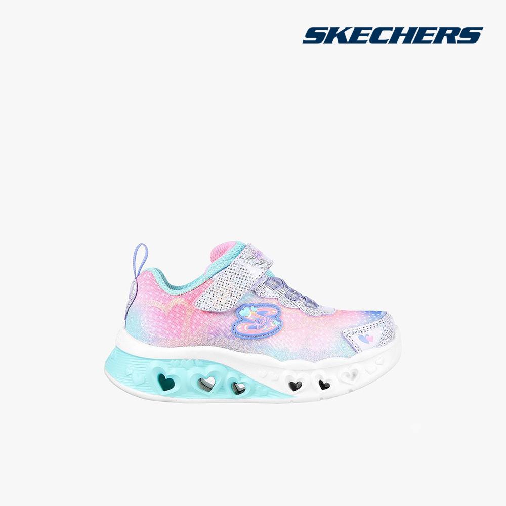 SKECHERS - Giày thể thao bé gái thắt dây Flutter Heart Lights Simply Love 302315N