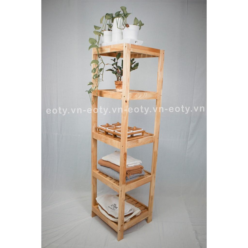 Kệ gỗ vuông/ kệ đựng đồ đa năng 5 tầng tự lắp ráp