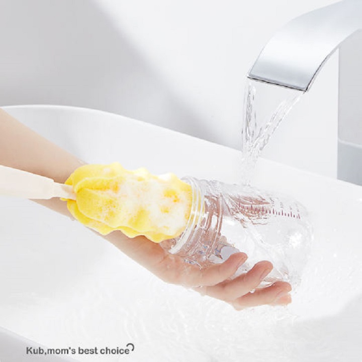 Sẵn Hàng - Bộ Cọ Rửa Bình Sữa Và Núm Ti 4 Món