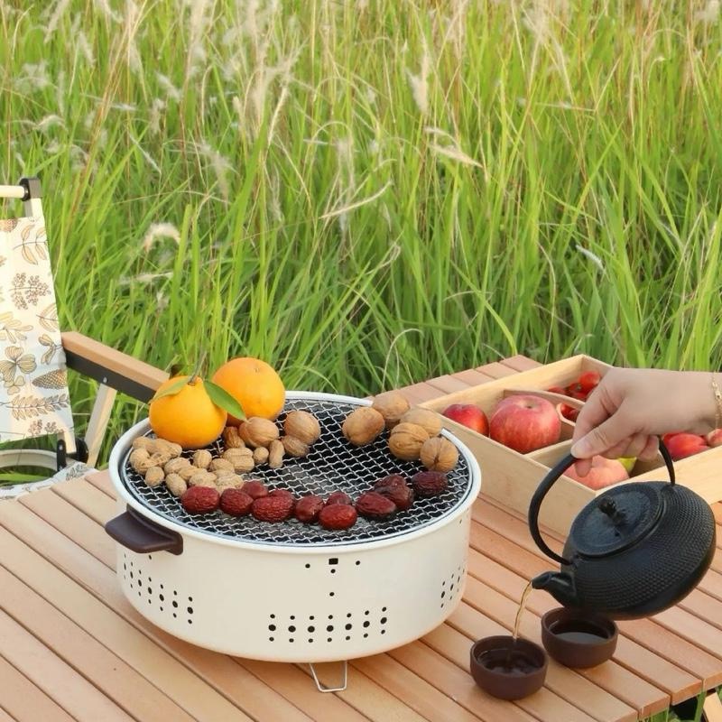 [AnhOtShop] Bếp Nướng Than Hoa Không Khói 30cm – Nướng Thịt Thơm Ngon, Dày Dặn, Bền Bỉ, Phù Hợp Du Lịch &amp; Dã Ngoại