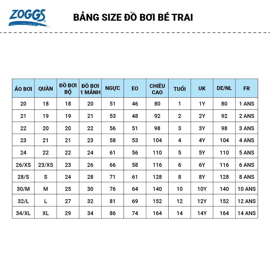 Quần bơi bé trai Zoggs Hip Racer - 463841