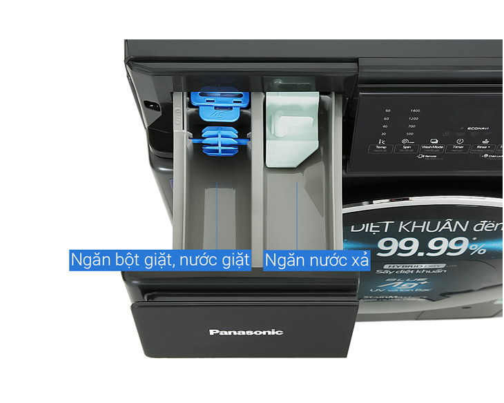 NA-V95FR1BVT - Máy giặt sấy Panasonic 9.5/2 kg HÀNG CHÍNH HÃNG