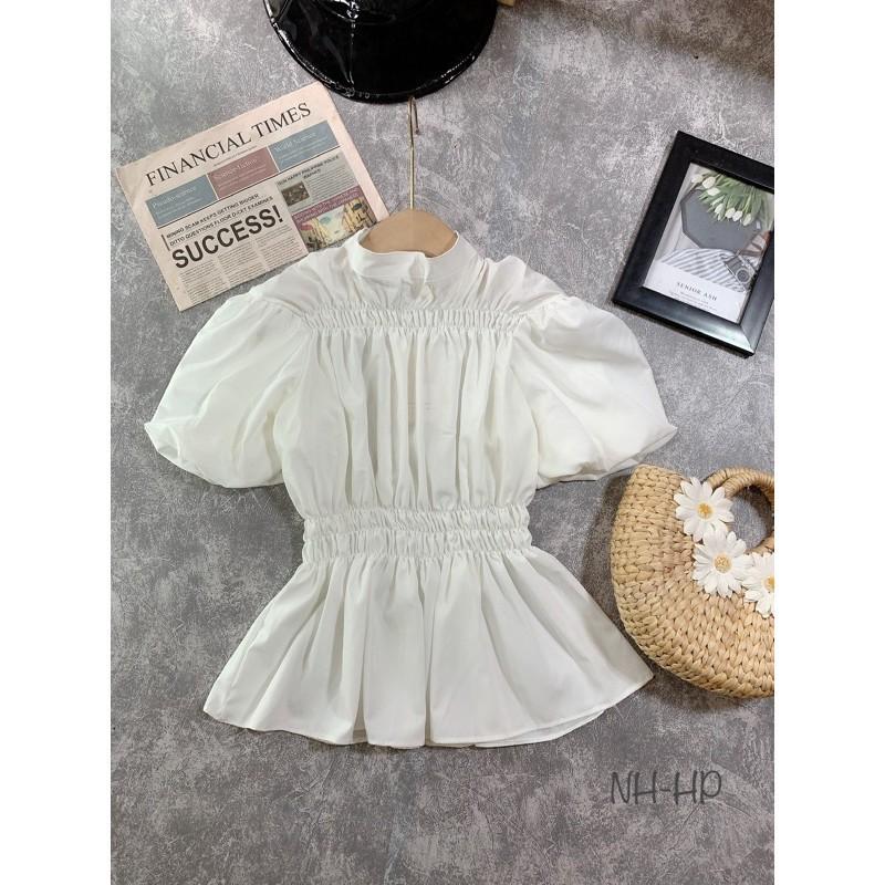 Áo bo chun tay bồng thời trang sành điệu DOREN DRA009