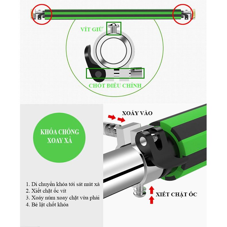 Xà đơn gắn cửa 2018 loại 60-100cm | Xà đơn treo tường Khởi Nguyên