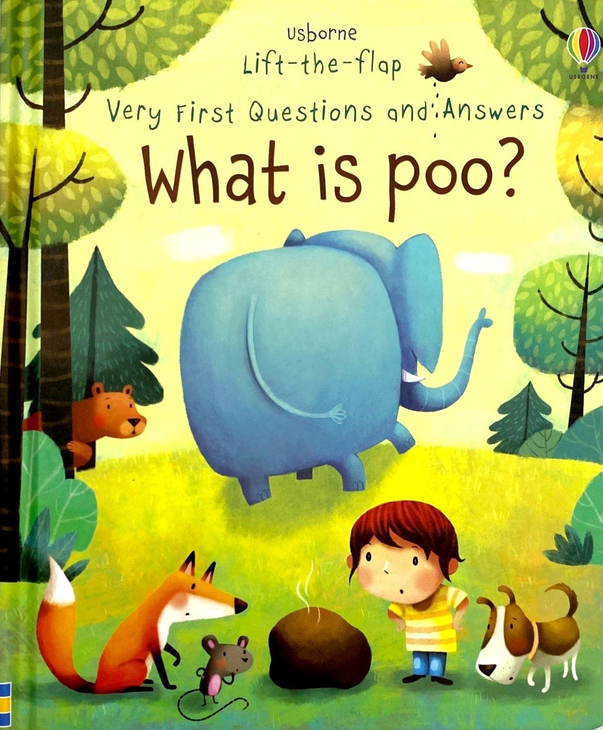 Sách Usborne What is poo?