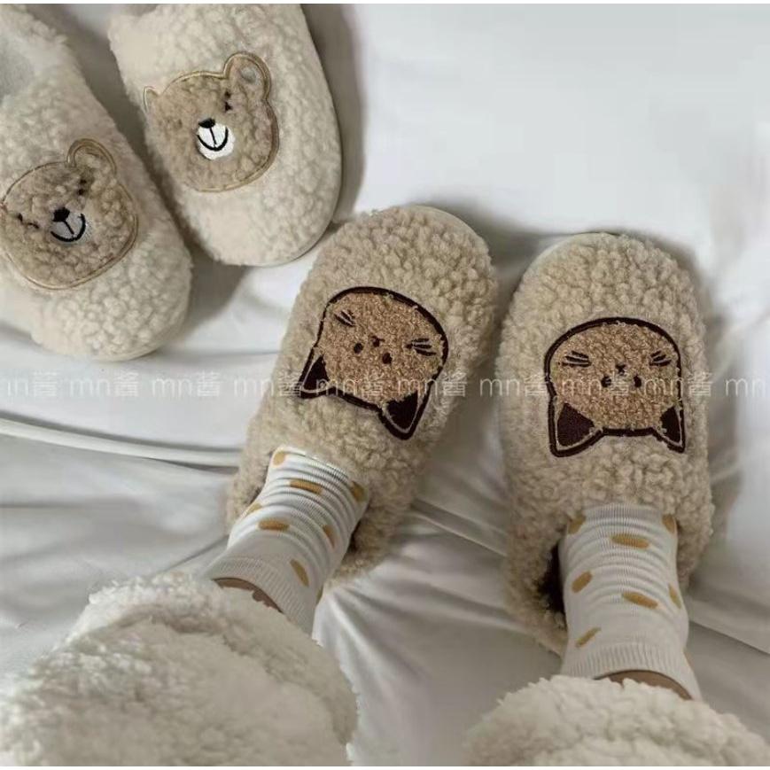 Dép sục bông hình thú cute Ảnh shop tự chụp ciuciu.store