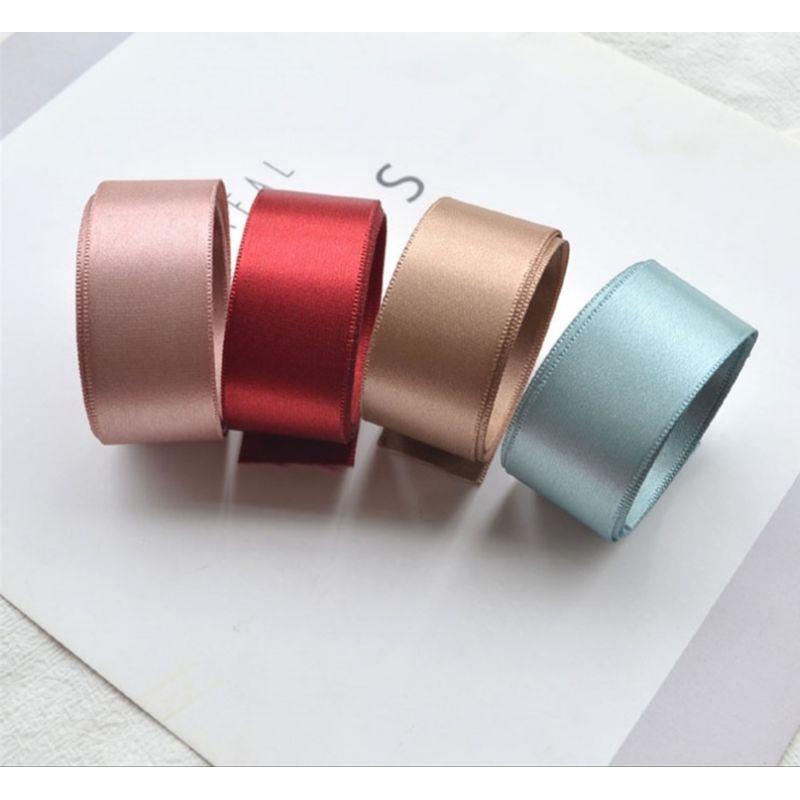 Ruy băng lụa satin dệt viền bản rộng 4cm