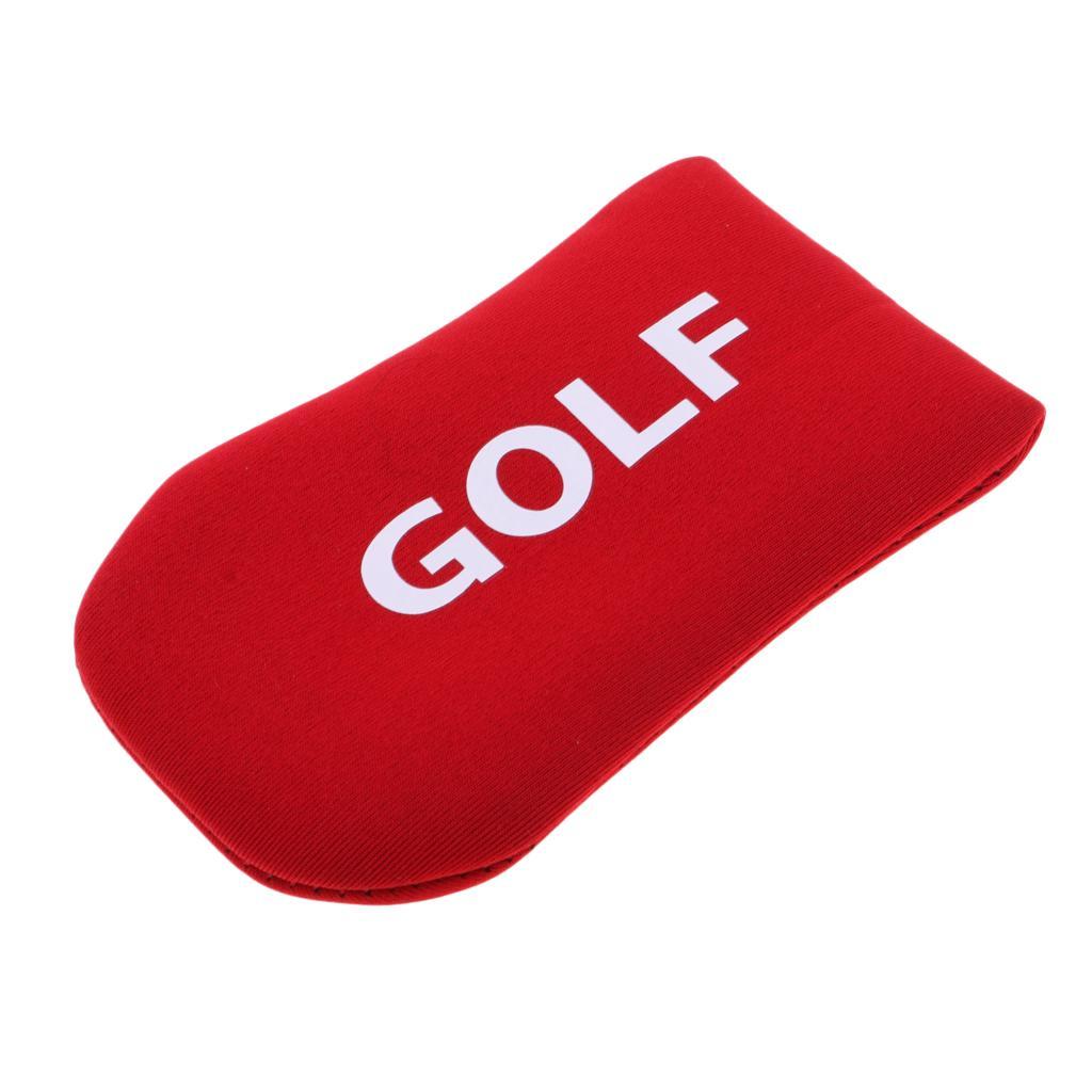 3-4pack Soft Comfortable Golf Mallet Head Cover Iron Protector Putter Cover Red