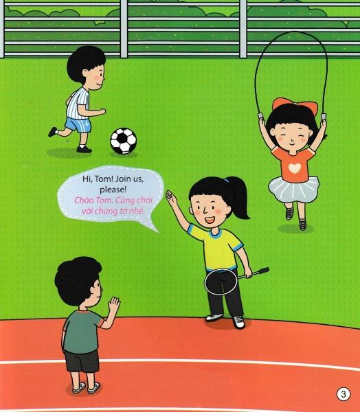 5 Phút Mỗi Ngày - Bộ Sách Tiếng Anh Đầu Tiên Cha Mẹ Dạy Bé - Thể Thao