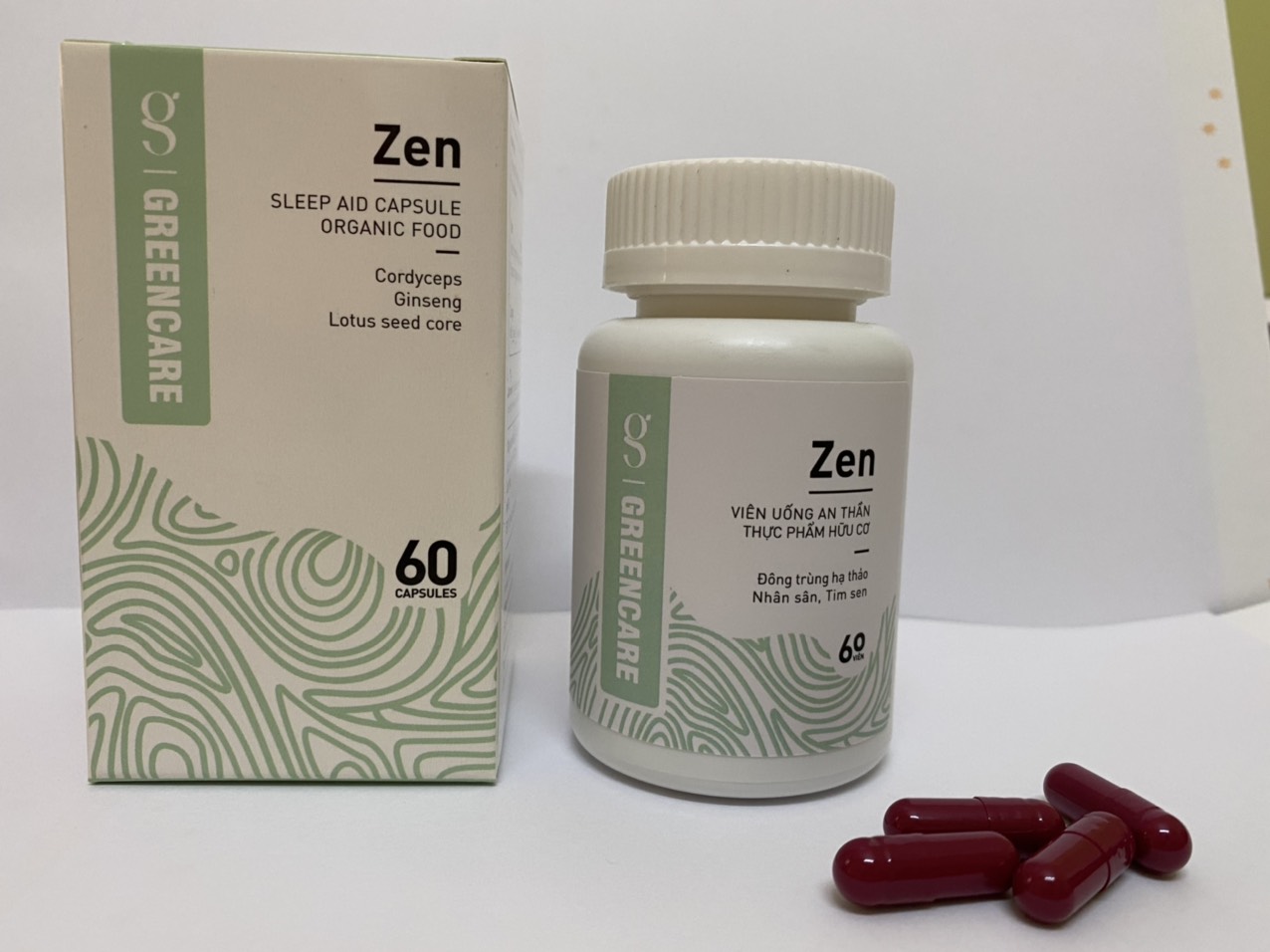 Viên uống Đông Trùng Hạ Thảo An Thần Greencare Zen