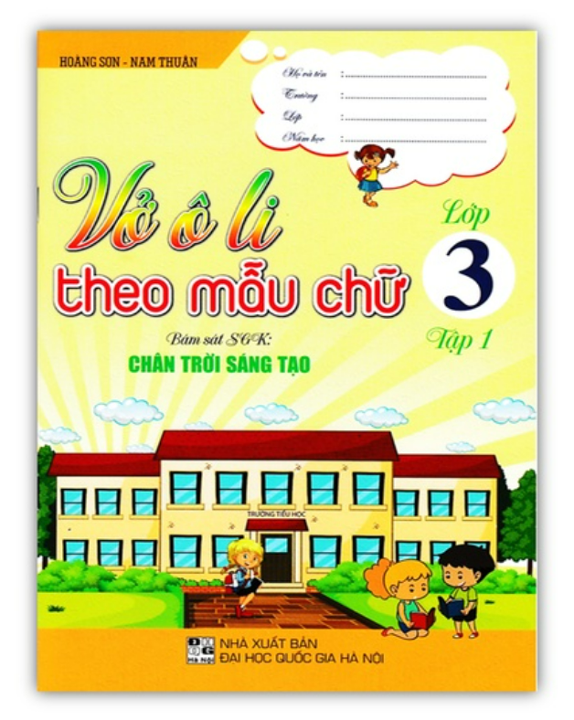 Sách - Vở ô li theo mẫu chữ lớp 3 - tập 1