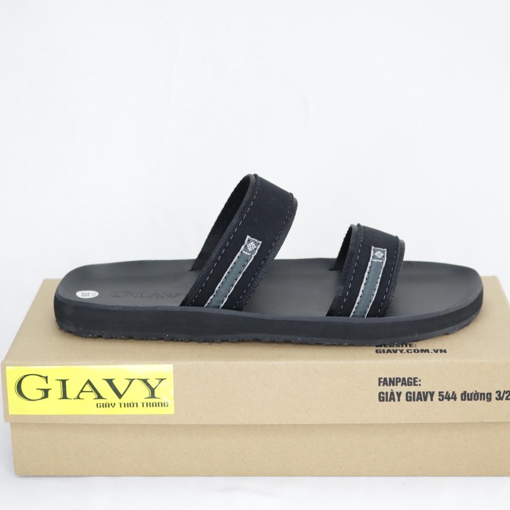 Dép nam quai 2 dây ngang Giavy đế cao su TL559