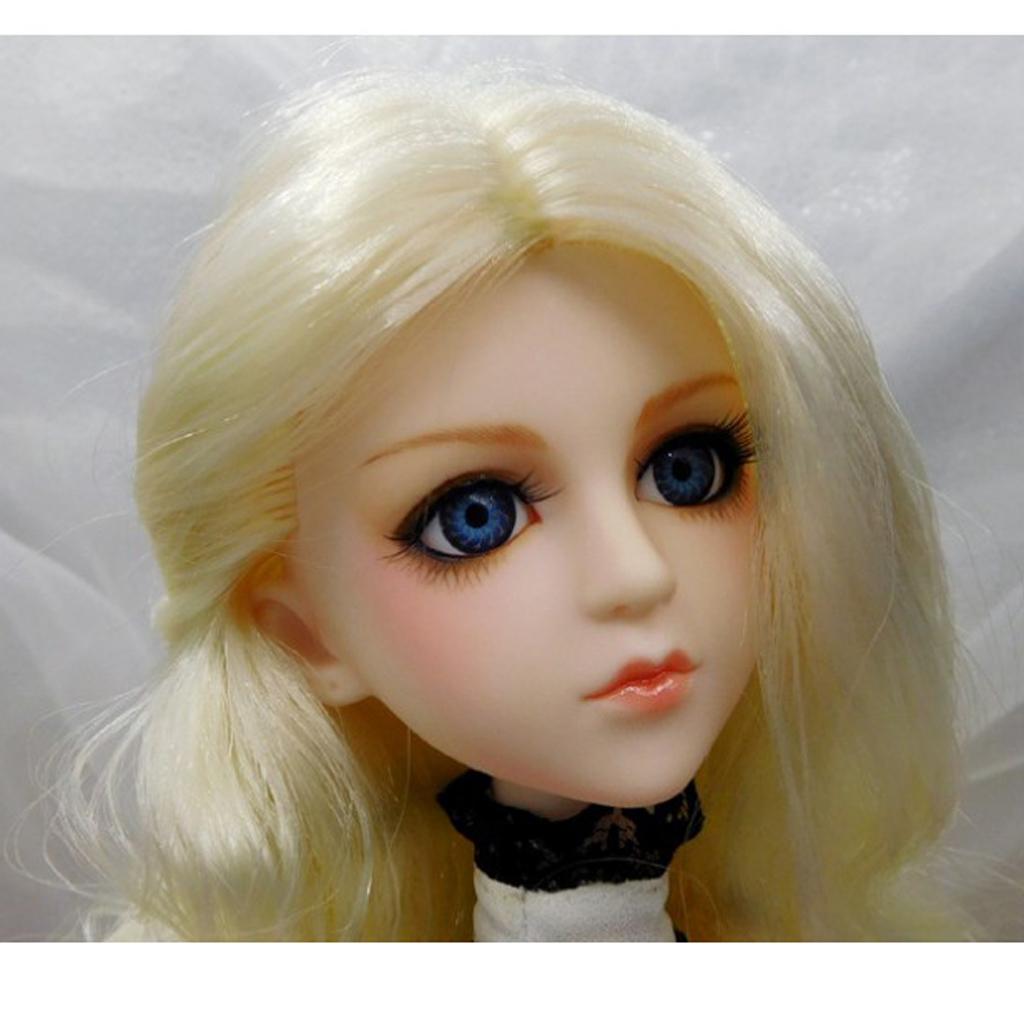 20x DIY Doll False Eyelashes Strips For 1/4  Dolls DIY Makeup Supplies