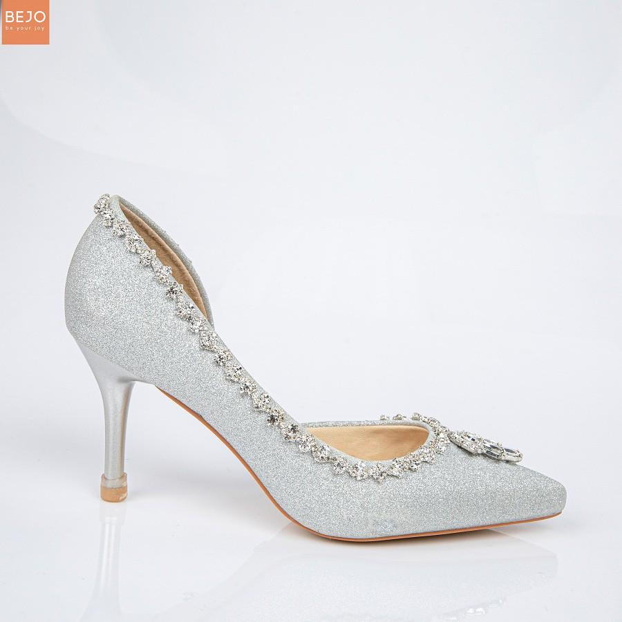 GIÀY CƯỚI - GIÀY CÔ DÂU BEJO H51 XOAN,MŨI NEO - WEDDING SHOES