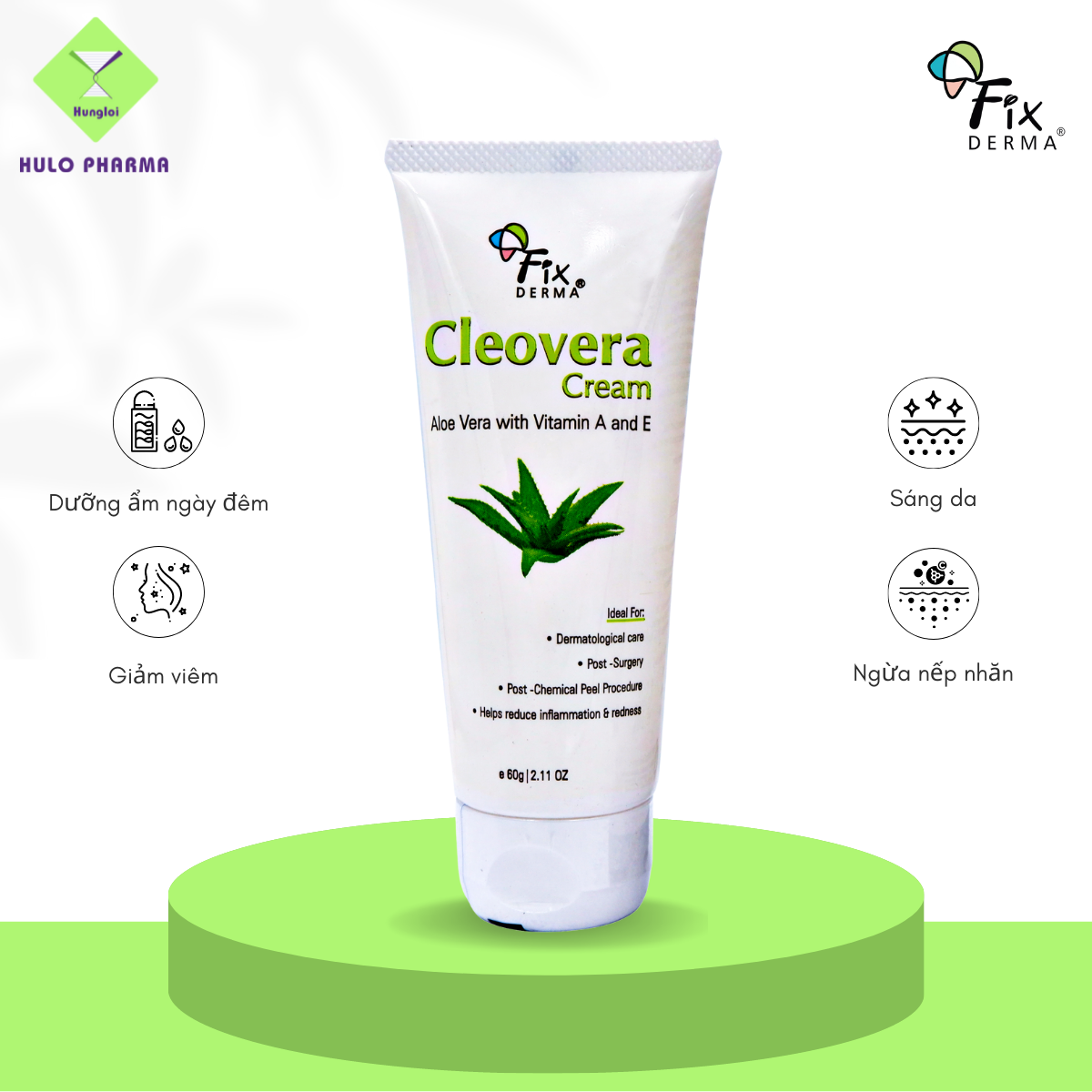 Kem dưỡng da FIXDERMA Cleovera Cream (60g)