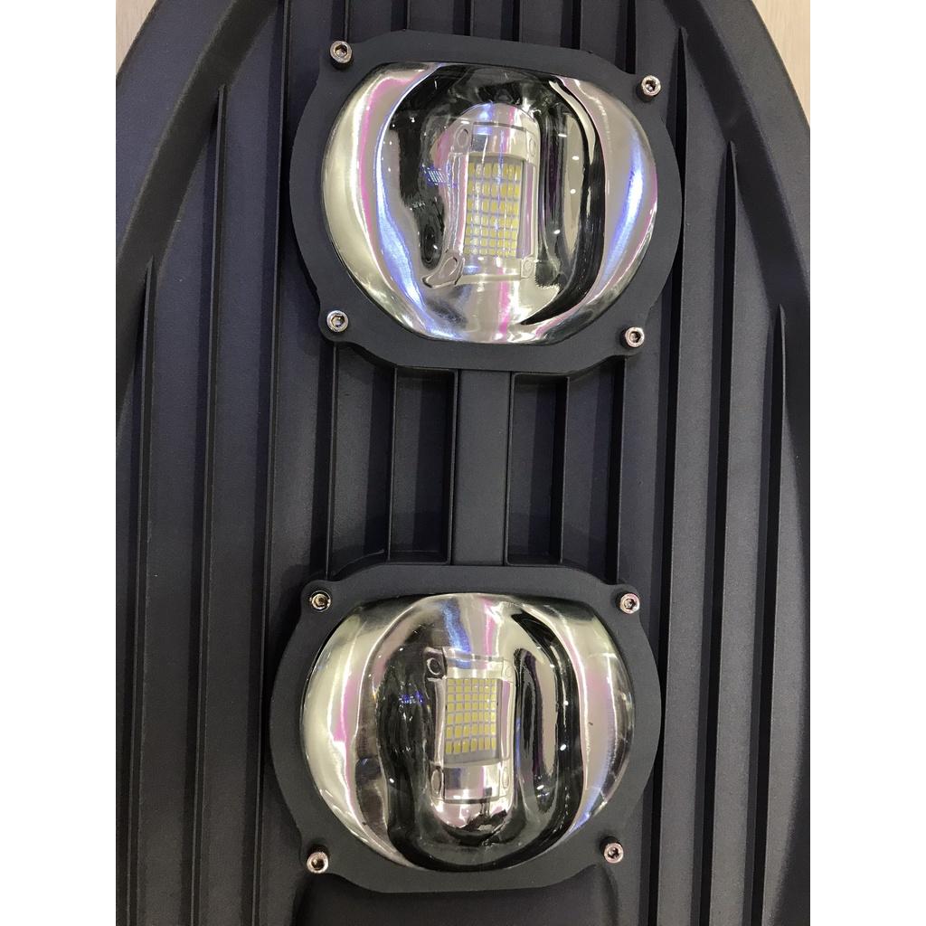 Đèn Đường Led COB Năng Lượng Mặt Trời Khung Nhôm Mặt Kính 200W