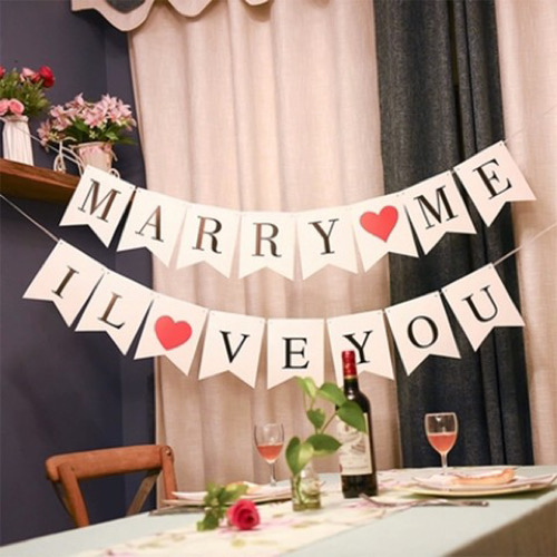 Dây cờ Marry me banner hpni40