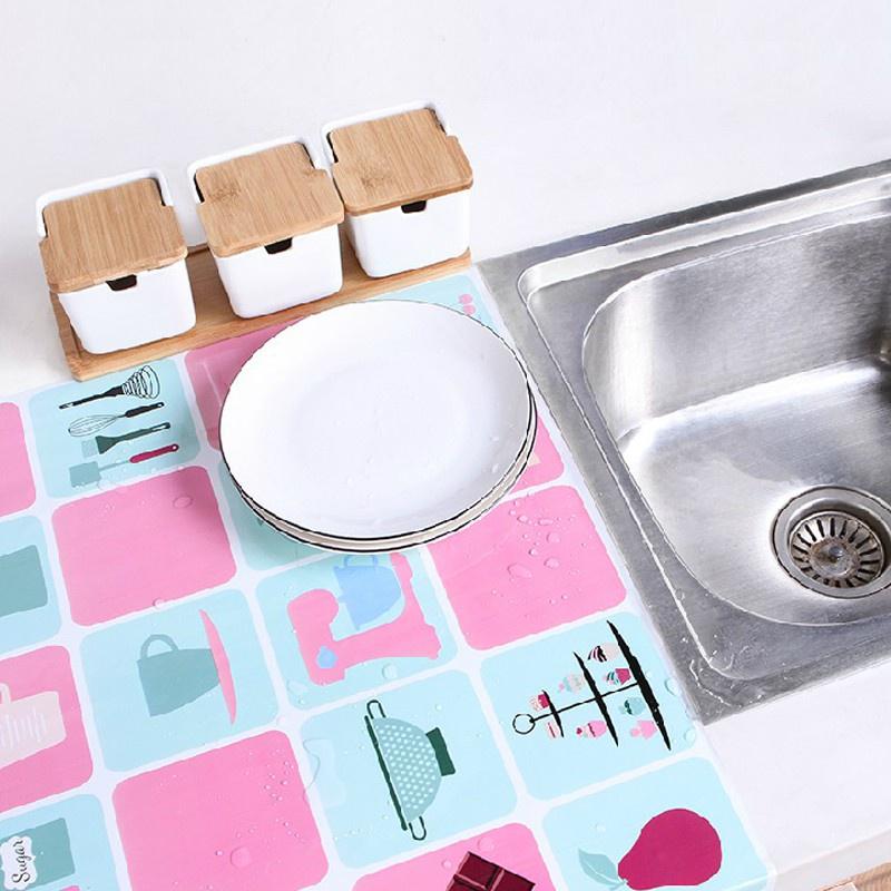 Decal Dán Bếp - Miếng Giấy Dán Nhà Bếp Cách Nhiệt Chống Dầu Mỡ